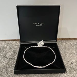 CZ Tennis Necklace (New with Tag)
